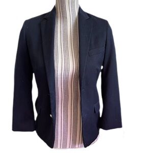 Collarless Open Front blazer